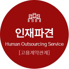 인재파견 Human Outsourcing Service [고용계약관계]